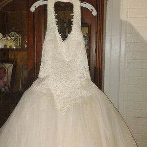 OLEG CASSINI WEDDING DRESS SIZE 16